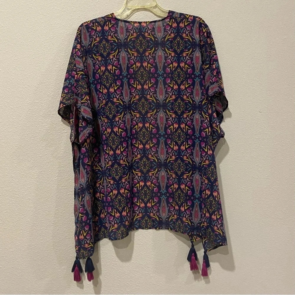 XHILARATION Secret Garden Kimono, Size XS, NWT